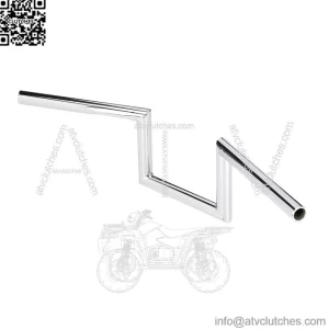 1" Handlebars Slotted Chrome 6010-1056
