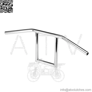 1" Handlebars Slotted Chrome 6006-1056