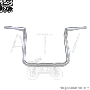 1-1/4" Twin Peak Challenger Handlebar 10" Chrome LA-7368-10