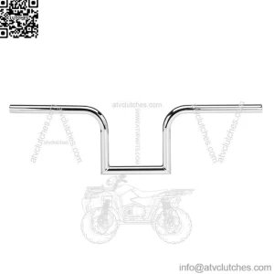 1" Handlebars Slotted Chrome 6003-1056