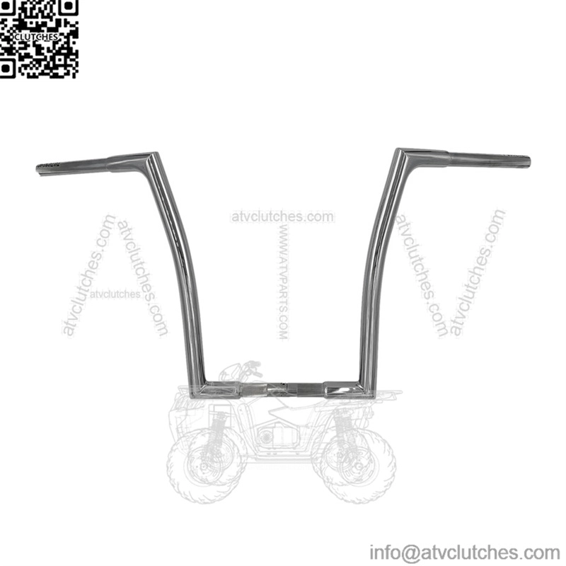 Inc. 1-1/4" EZ Install Flat Top Handlebar 16" Chrome 707016