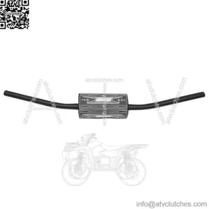 Tapered Handlebars 13 Degree Bend - Black 1 1/8in TB-13-BLK