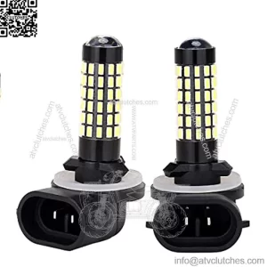 881 Golf Cart LED Head Light Bulb for EZGO, Club Car DS & Precedent, Headlight or Fog Light Replacement Bulb, Pack of 2
