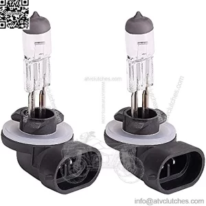 Golf Cart Light Headlight Bulb for EZGO 1994-up, Club Car DS 1999-up, Club Car Precedent 2004-up, 12V 37W, Pack of 2