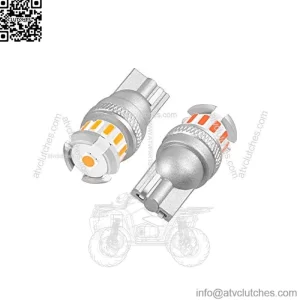 Front Rear LED Fender Tips Lights Mud Guards Compatible for Harley Davidson Electra Glide Road King Heritage Softail