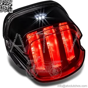 ONLINE LED STORE TRUE MODS LED Brake Tail Light for Harley Davidson [DOT Approved] [Claw-Design] [Plug-n-Play], License Taillight for Harley Sportster Dyna Fatboy Road King Glide Electra Heritage