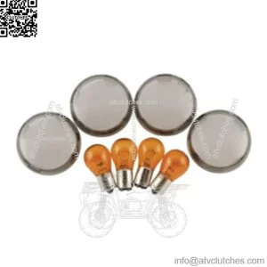 Biker's Choice Smoked Turn Signal Lens Kit For Harley