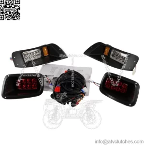 Golf Cart LED light Kit Adjustable Headlights For EZGO TXT 1994-2013