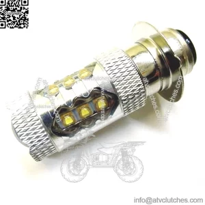 Kawasaki ATV/UTV Super White LED 80W Headlight Bulb KVF300 Bayou 1988-2011 4x4 (For: More than one vehicle)