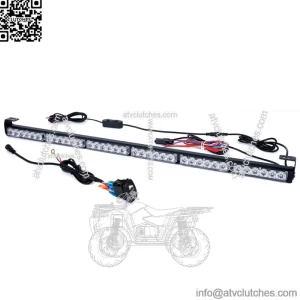 36 IN Rear Chase LED Light Bar For ATV UTV Polaris Reverse Running RYGYGR (For: More than one vehicle)