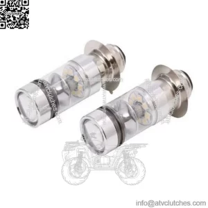 For Yamaha YFZ450R Rhino 700 Raptor YFM660 TRX 100w 6000K LED H6 HeadLight Pair (For: More than one vehicle)