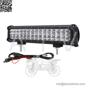 14" 450W Tri Row LED Light Bar Combo Offroad Driving Lamp for Polaris ATV UTV (For: More than one vehicle)