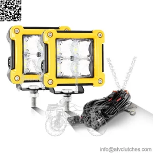 2x 3" LED Cubes Work Driving Fog Lights Pods For Can-am Polaris ATV UTV (For: More than one vehicle)