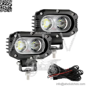 4" LED Work Light Bar Flood Pods Fog Driving Lamp for Can-am Polaris ATV (For: More than one vehicle)