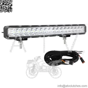 14" 60W LED Work Light Bar Single Row Spot Offroad Driving Lamp ATV UTV (For: More than one vehicle)