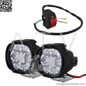 US 2??12V LED Spot Light Headlight Fog Driving Lamp Motorbike Offroad ATV Part (For: More than one vehicle)
