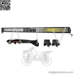 5D PRO 42" 256W LED Light Bar Reflector+Lens Combo Beam Off-road ATV UTV (For: More than one vehicle)