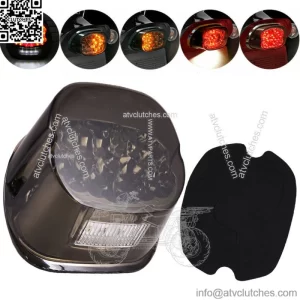 Rear Tail Light Brake LED Smoke 12V for Harley Electra Street Road Glide Touring
