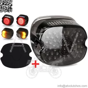Smoke LED Tail Light Brake Turn Signal for Harley Touring Dyna Softail Sportster