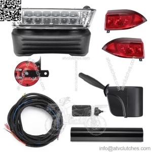 Deluxe Precedent Upgrade Light Kit 12V Street Legal for Club Car Precedent 2004+