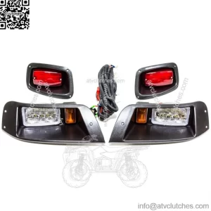 Gas & Electric LED Light Kit for EZGO TXT 1996 & UP Golf Carts Adjustable