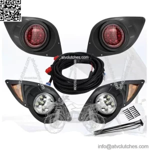 LED Headlights & Tail Lights Kit Golf Cart for Yamaha Drive G29 2007-UP Gas/Elec