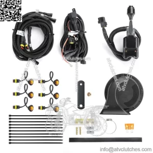 UTV 6 pcs LED Turn Signal Light Kit w/Horn Toggle Switch for Ranger XP 1000