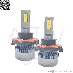 LED Bulbs with Built-in LED Decoder for Polaris Ranger 800 900 1000 XP Bulb, RZR 570/900/1000s 4012279,Hi/Lo Beam 28000LM 136W Cool White, 2-Pack