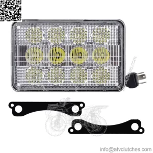 AL75338 Led Headlight For John Deere Tractors 6310S,6410S,6510S,6210L+ Hi/Lo x2