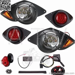 Golf Cart LED Light Kit for Yamaha G29 YDR Drive 07+ &Turn Signal Horn Brake 12V