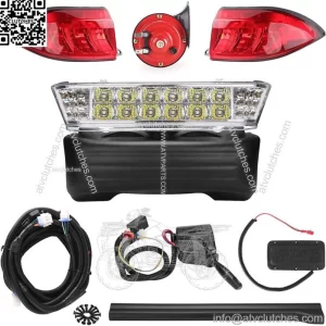 Golf Cart Headlight Taillight LED Light Kit for Club Car Precedent 2004-up 12V