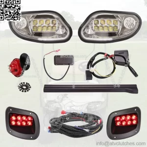 Golf Cart  LED Headlight Tail Light Kit for EZGO Freedom TXT T48 2014-up 12V