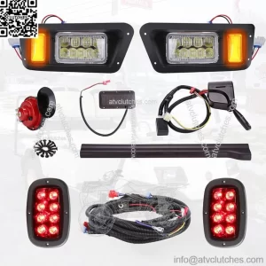 Golf Cart LED Headlight Taillight Light Kit for Yamaha G14 G16 G19 G22 (12V)