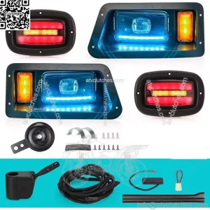 Golf Cart LED Light Kit for Yamaha G14 G16 G19 G22 W/Low High Beam Turn Signal