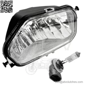 Front Right Headlight w/Bulb for Polaris Sportsman 1000 XP High Lifter 2016-2020 (For: Polaris)