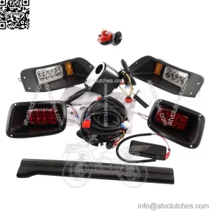 1996-2013 EZGO TXT Deluxe LED Light Kit with Turn Signal Switch & Horn