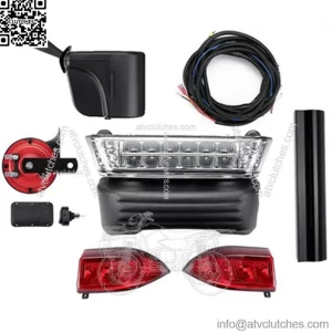 For Club Car Precedent Deluxe LED Lights Kit Turn Signal Horn G&E model 2004-21