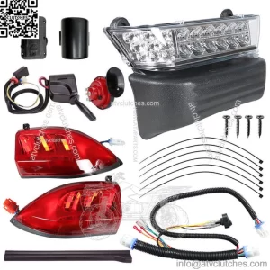 Deluxe Golf Cart LED Light Kit for Club Car Precedent 2004-up with Turn Signals