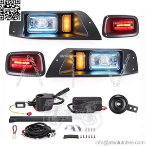 LED Deluxe Light Kit Turn Signals Brake Light Horn Street Legal EZGO TXT 14+
