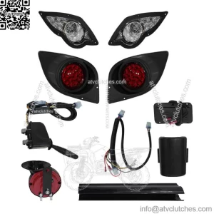 12V Golf Cart LED Light Kit For Yamaha G29 YDR Drive 07+ Turn Signal Horn Brake