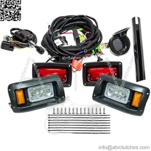 Deluxe LED Light Kit Turn Signals Brake Light Horn Street Legal EZGO TXT