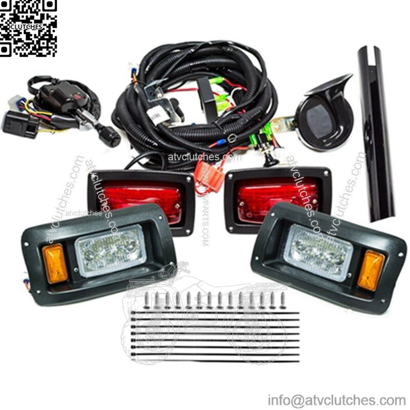 Deluxe LED Light Kit Turn Signals Brake Light Horn Street Legal EZGO TXT