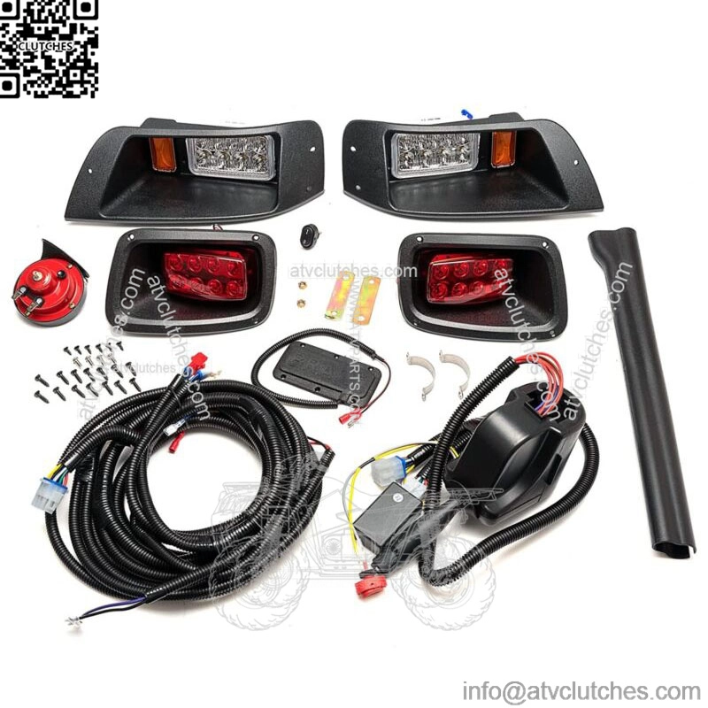 Deluxe LED Light Kit EZGO TXT 14+ Turn Signals Brake Light Horn Street Legal