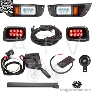 LED Deluxe Light Kit EZGO TXT 2014 Turn Signals Brake Light Horn Street Legal
