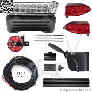 Golf Cart Deluxe LED Light Kit For Club Car Precedent w/ Turn Signals Brake 12V