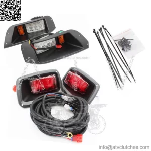 Golf Cart Deluxe Light Kit Compatible with EZGO TXT 1996-2014 w/ LED Turn Signal