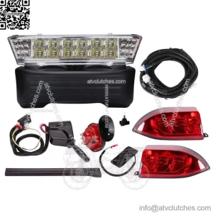 GOLF CART LED DELUXE All LED LIGHT KIT W/ TURN SIGNALS FOR CLUB CAR PRECEDENT 04