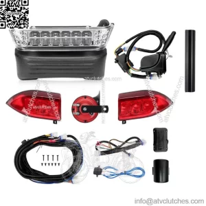 Complete Deluxe Light Kit for Club Car Precedent - Turn Signals Bucket Harness