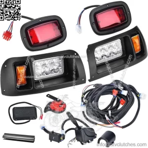 12V LED Light Kit for Club Car DS Gas & Elec 1993-UP with Turn Signal Horn Brake