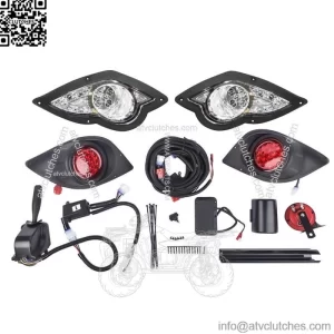 Golf Cart LED Light Kit for Yamaha G29 With Low High Beam Turn Signal 2007-2016